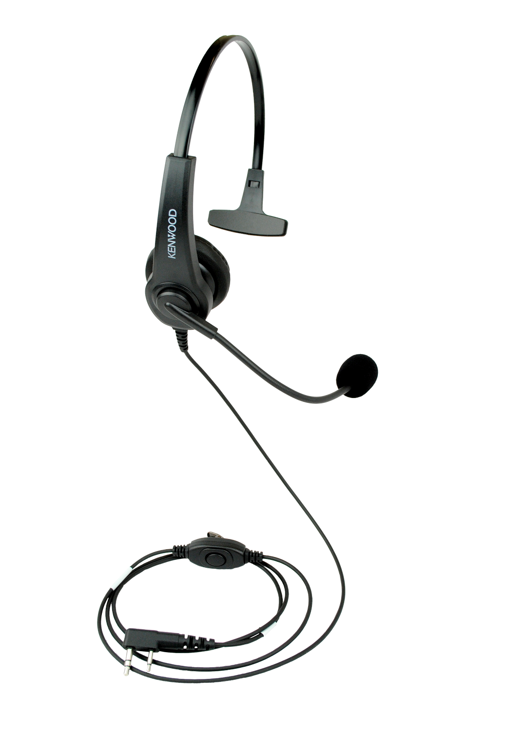 Communication Solutions | Micro-casque léger à un écouteur & PTT | KHS-7AC