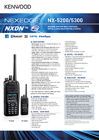 Brochure NX-5200/NX-5300