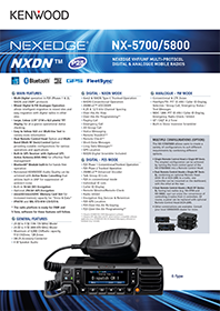 Brochure NX-5700/NX-5800