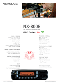 Brochure NX-800